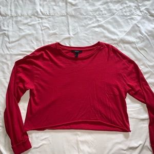 Forever 21 Red Crop Top
